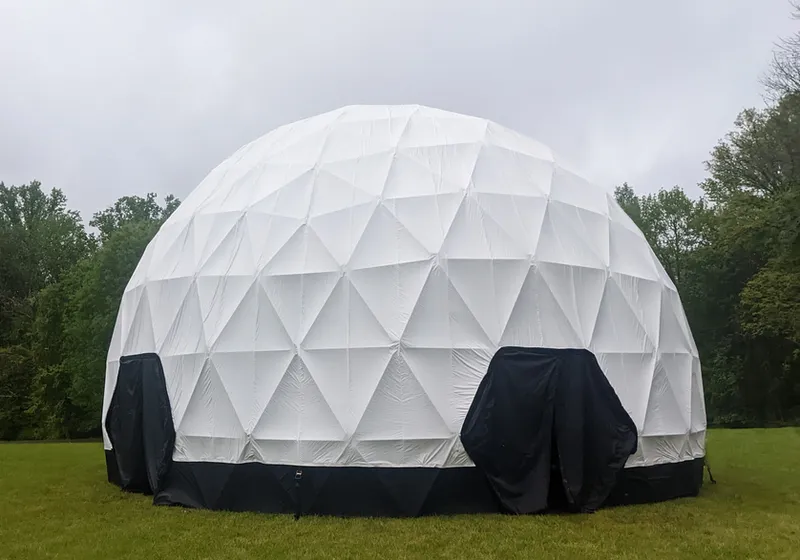 Interior view of an Aether projection dome