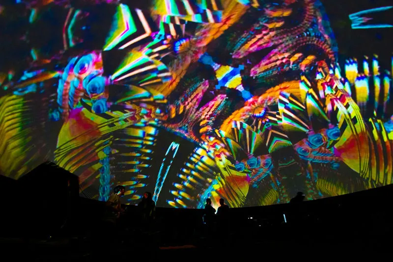 Projection-mapped show produced by Aether Immersive