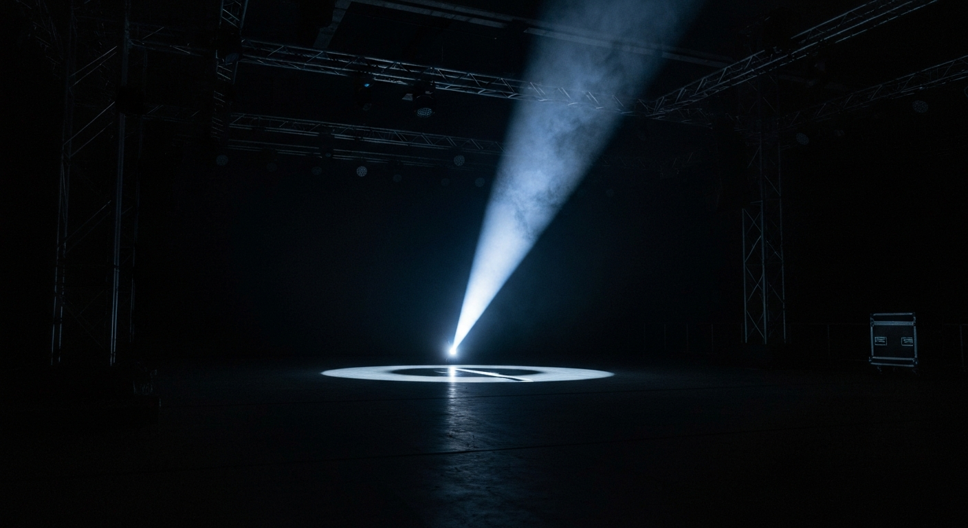 Projection show in a darkened venue