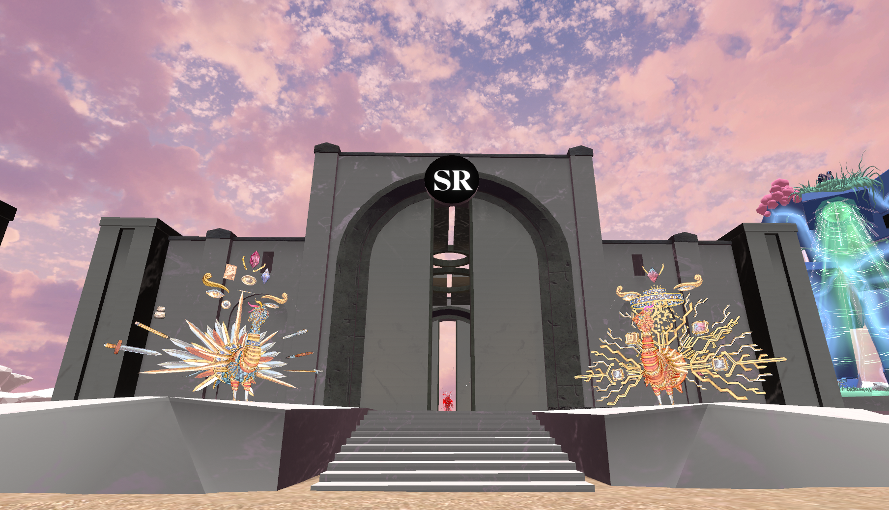 SuperRare Aether VR gallery screenshot